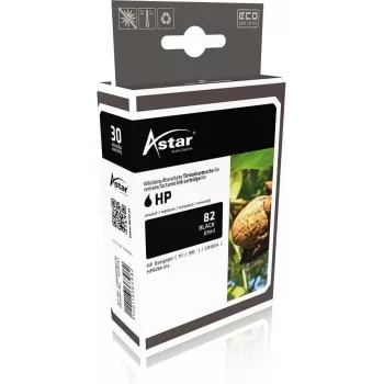 ASTAR AS70753 ASTAR HP 82 DNJ Tinte schwarz – wiederaufbereitet 69ml (AS70753)