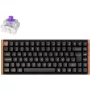 Keychron K2 HE (schwarz/holz, DE-Layout, Gateron Double-Rail Magnetic Nebula, Aluminiumrahmen)