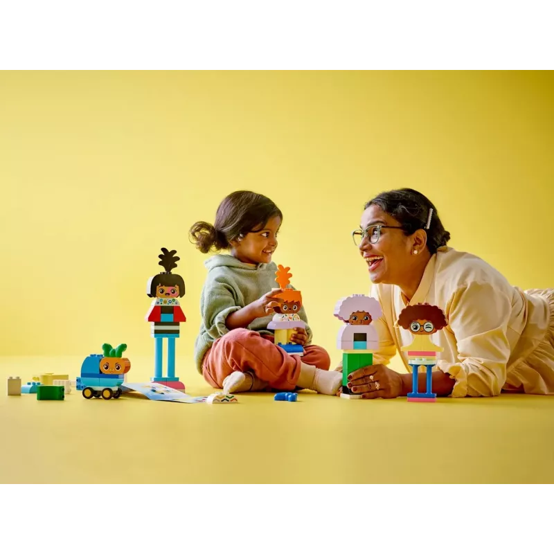 Konstruktionsspielzeug LEGO DUPLO 10423 baubares Menschensortiment, 71 Teile, ab 3 Jahren, Figuren 260 mm Höhe