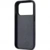 Mujjo Full Leather Case MagSafe Hülle für iPhone 17 Pro Grau