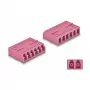 DeLOCK Glasfaser-Koppler HD LC Hexaplex Buchse auf LC Hexaplex Buchse violett