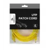 Netzwerkkabel GEMBIRD PP6U-5M/Y – Cat6 U/UTP, RJ-45 auf RJ-45, 5 m, gelb