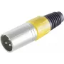 XLR-Stecker ShiverPeaks BS55002-S Schwarz, 3-poliger männlicher Audiostecker