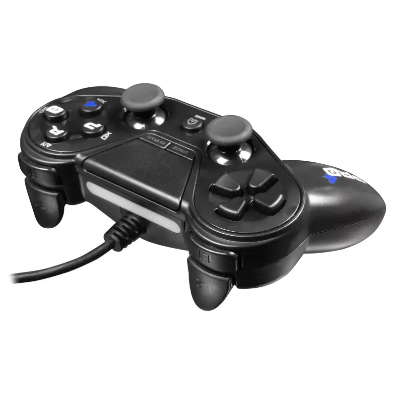 Kabelgebundener Gamecontroller SUBSONIC SA5417 für PS4, Schwarz