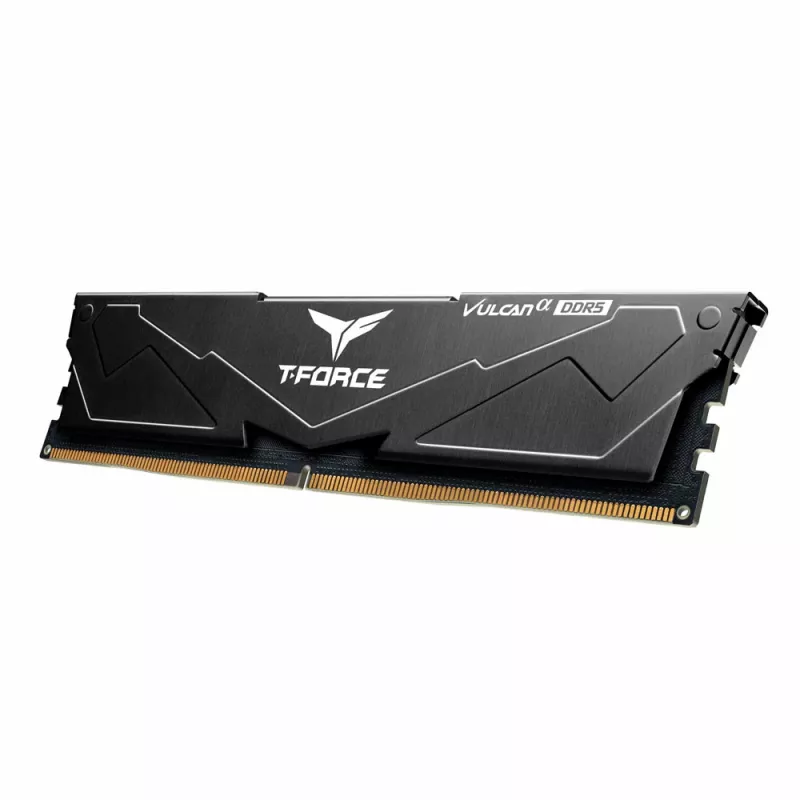 Team Group VULCAN FLABD516G6000HC3001, 16 GB, 1 x 16 GB, DDR5, 6000 MHz, 288-Pin DIMM, Schwarz