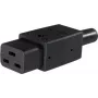 as - Schwabe IEC Gerätestecker, gerade Polzahl: 3 10 A Schwarz 62085 1 St. (62085)