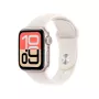 Apple Watch SE (3. Generation) SE 3 GPS + Cellular 40mm Starlight Aluminium Gehäuse mit Starlight Sport Armband - S/M