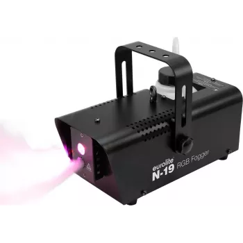 LED-Hybrid-Nebelgerät EUROLITE N-19 RGB (Modell 51702090) — RGB-LED-Effekte, hybride Nebelabgabe