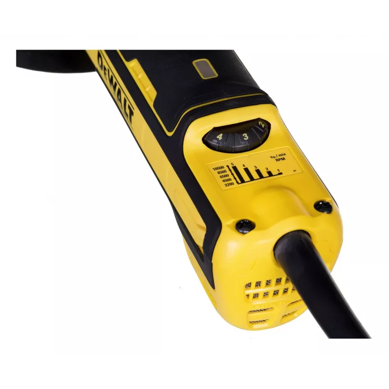 DeWALT DWE4357-QS Handtellerschleifer Schwarz, Gelb 10500 U/min 1700 W
