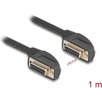 Serielles Kabel DeLOCK 80476 1,8m DB9 Stecker auf DB9 Stecker