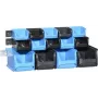 Aufbewahrungsboxen-Set allit ProfiPlus 1+2+3/17 blau/schwarz, temperaturbeständig