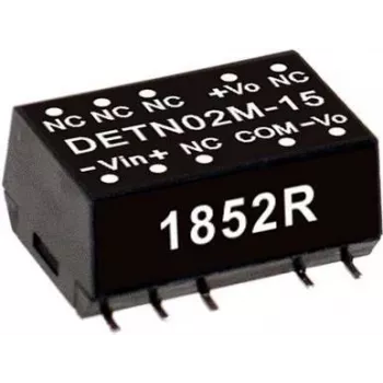 Netzteil mean well DETN02M-05 — Eingang 10,8–13,2 V, Ausgang 5 V, 2 W, RoHS, Tiefe 15,2 mm