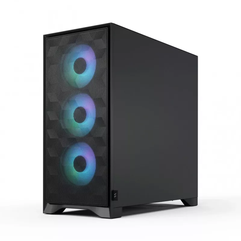 PC-Gehäuse Fractal Design Pop 2 Air Schwarz TG RGB Midi Tower – ATX/Micro-ATX/Mini-ITX, 3x120mm vorne, 1x120mm hinten, 2,5-Zoll- und 3,5-Zoll-Schächte