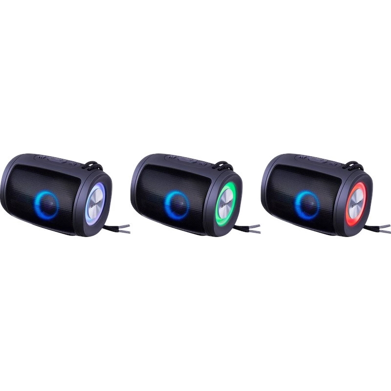 Tragbarer Bluetooth-Lautsprecher DEFENDER Ejoy S200 TWS 2.0, 5 W, Bluetooth 5.3, LED, 10 h Akkulaufzeit, eingebautes Mikrofon