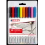 Fineliner-Set Edding 4-89-10 — 0,3 mm Spitze, sortierte Farben, 10 Stück