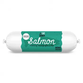 PAKA ZWIERZAKA Pepe Sausage Salmon - Hundeleckerli - 200g