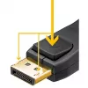 DisplayPort-Kabel Goobay 74779 3 m Schwarz G-Sync FreeSync