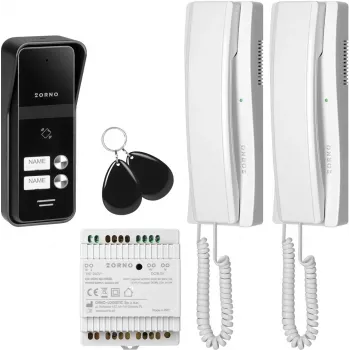 Gegensprechanlage ORNO OR-DOM-BA-936ZD/W 2-Draht/2-Familien