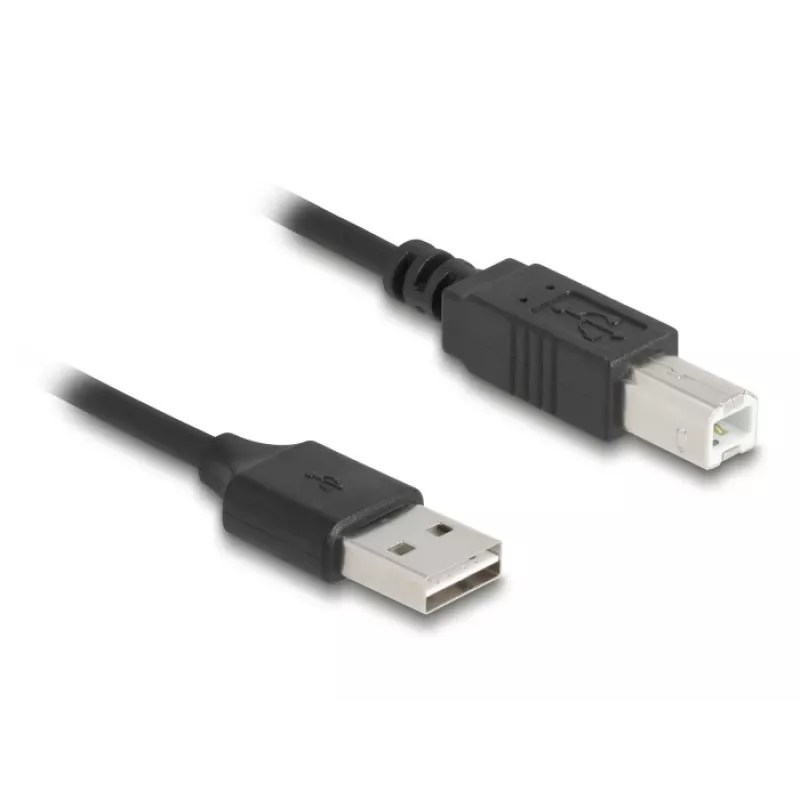 USB-Kabel DeLOCK 90130 USB 2.0 0,8 m Schwarz