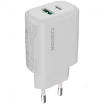 CANYON Ladegerät OnCharge 250 25W 1xPD 1xQC EU Weiß