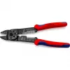 Knipex 97 21 215 Kabelcrimpzange Crimpwerkzeug Schwarz, Blau, Rot