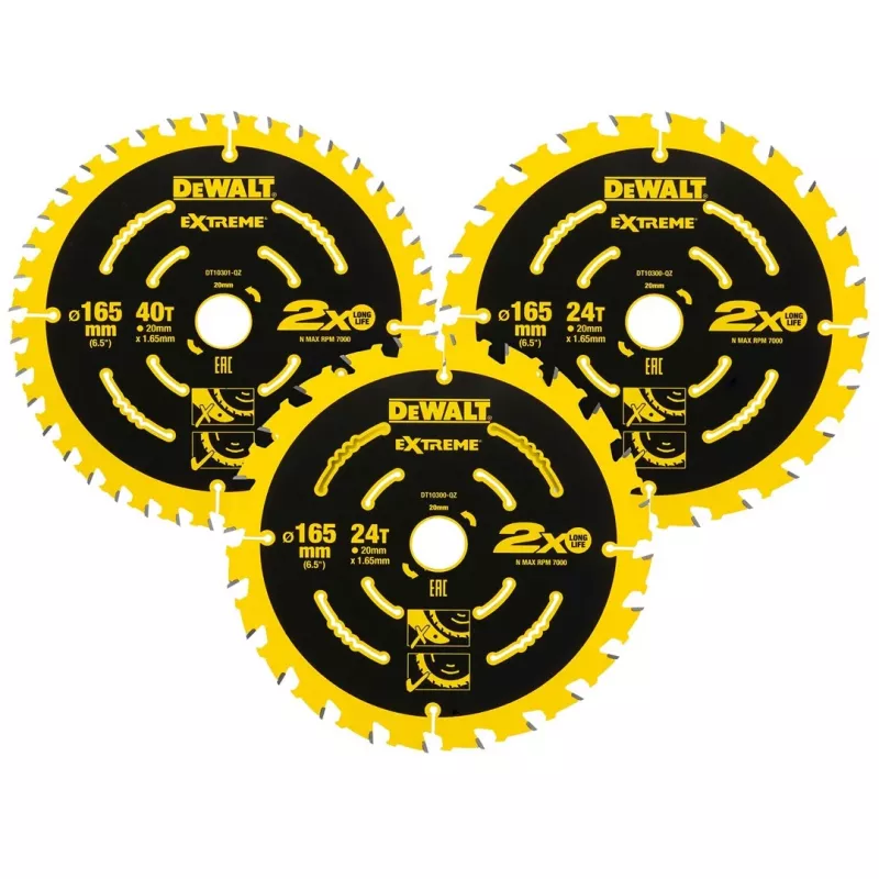 Kreissägeblatt DeWALT DT10397-QZ 3 Stück