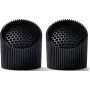 LEXON | Ray Speaker Magnetisches Lautsprecher-Set | LA132MN3 | 2x3 W | Wasserdicht | Bluetooth | Schwarz | Tragbar | Kabellose Verbindung