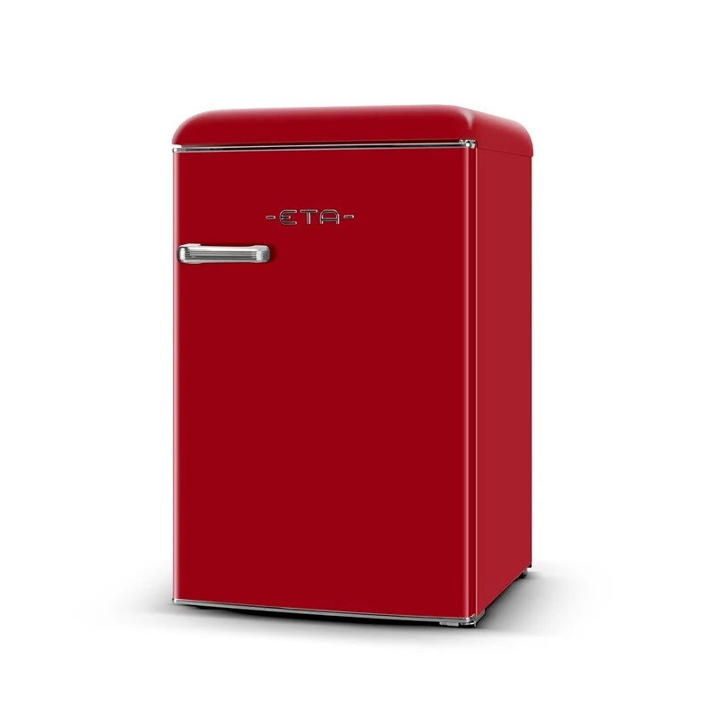 ETA | Kühlschrank | ETA253690030E | Energieeffizienzklasse E | Standgerät | Kühlschrank ohne Gefrierfach | Höhe 90 cm | Kühlnettoinhalt 92 L | Gefriernettoinhalt 18 L | 38 dB | Rot