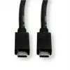 ROLINE USB3.2Gen2 Kabel PD 20V5A Typ C-C ST/ST 0,5 m - Kabel - Digital/Daten - 0,5 m (11.99.9057)