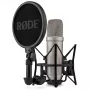 Studio-Kondensatormikrofon RØDE NT1‑A 5th Gen — Nierencharakteristik, XLR/USB, 24/32‑Bit, bis 192 kHz, max. SPL 142 dB, silber
