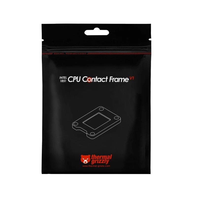 Frame-Upgrade-Kit Thermal Grizzly TG-CF-I1851-V1 Aluminium Schwarz 71x51x6mm