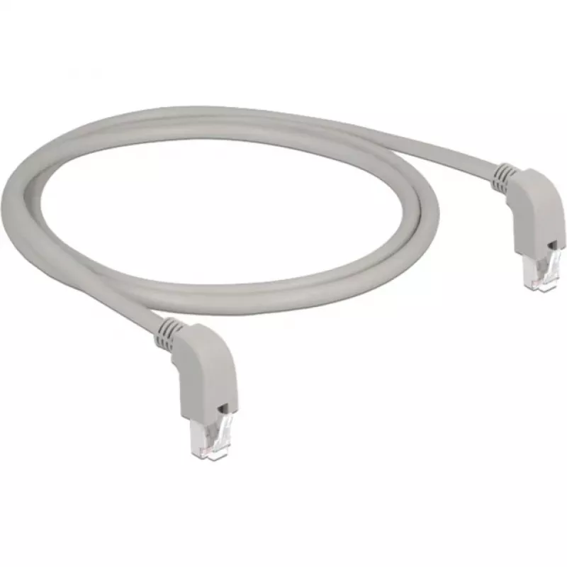 Netzwerkkabel DeLOCK 85877 Cat6a S/FTP 1m Grau