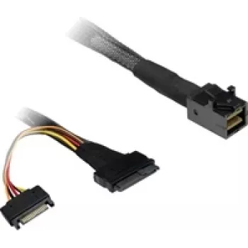 SFF-Kabel Inter-Tech SFF-8643 SFF-8639 Schwarz Kompaktes Design