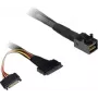 SFF-Kabel Inter-Tech SFF-8643 SFF-8639 Schwarz Kompaktes Design