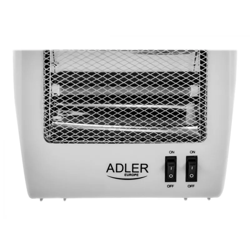 Adler | Heizgerät | AD 7709 | Halogen-Heizgerät | 800 W | Anzahl der Leistungsstufen 2 | Weiß