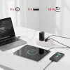 Steckdosenleiste MACLEAN MCE387 W — 2 Steckdosen, 3×USB A, 110–240 V, 2500 W, 1,5 m Kabel, weiß