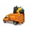 BRUDER Modellfahrzeug MB Sprinter Müllwagen BR-02682, maßstabsgetreue Spielzeugreplik