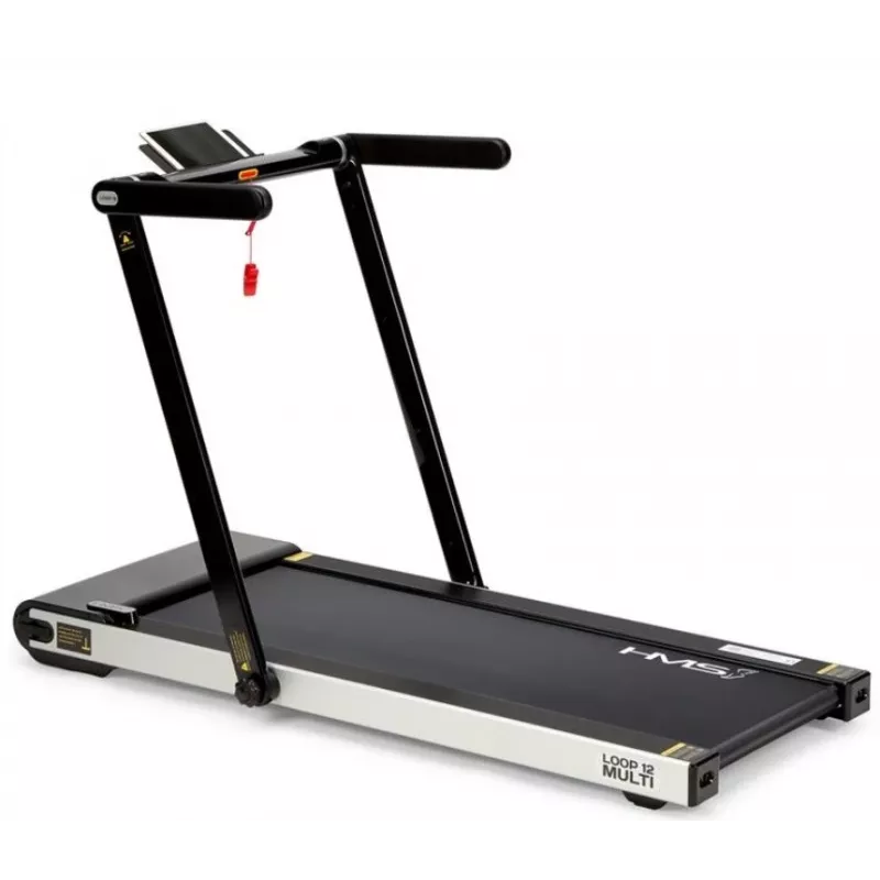 HMS LOOP12 MULTI Elektrisches Laufband mit Schreibtisch 1-12 km/h, schwarz