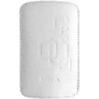 Nokia CP-342 Tragetasche Weiß (02707D5) Hergestellt aus Leder & Kunstleder ausgeführt in Weiß. Original NOKIA Produkt — MPN: 02707D5 · EAN:
