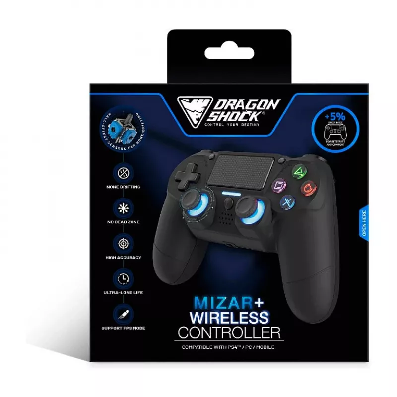 Dragonshock Controller Mizar+ Wireless schwarz PS4/PC