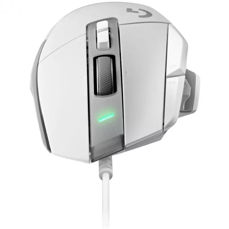 Gaming-Maus-Bundle Logitech G G502 X mit G240 Hart-Gaming-Mauspad — Rechtshändig, Optisch 25600 DPI, USB Typ-A, 13 Tasten, Weiß