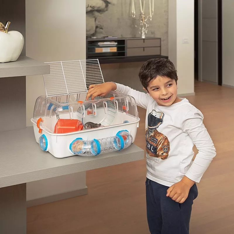 FERPLAST Combi 1 - Käfig für einen Hamster