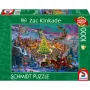 Puzzle Schmidt Spiele Zac Kinkade Santa's North Pole — 1000 Teile
