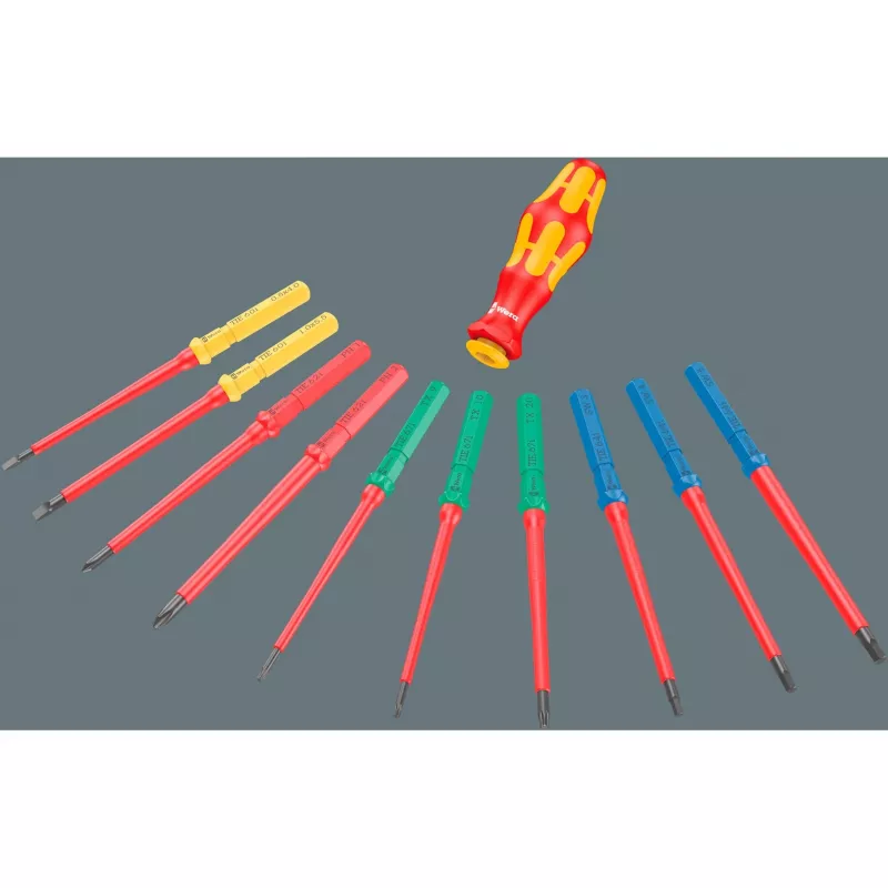 Schraubendreher-Set Wera 05006617001 6-teilig mit ergonomischen Griffen