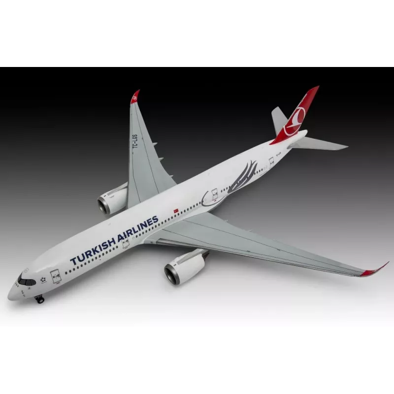 Plastikmodellflugzeug REVELL Airbus A350-900 Turkish Airlines 1/144 Maßstab