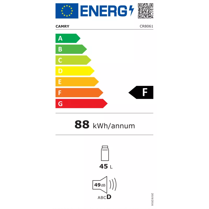 Camry CR 8061 Kühlbox Grau, Weiß 45 L Elektrisch