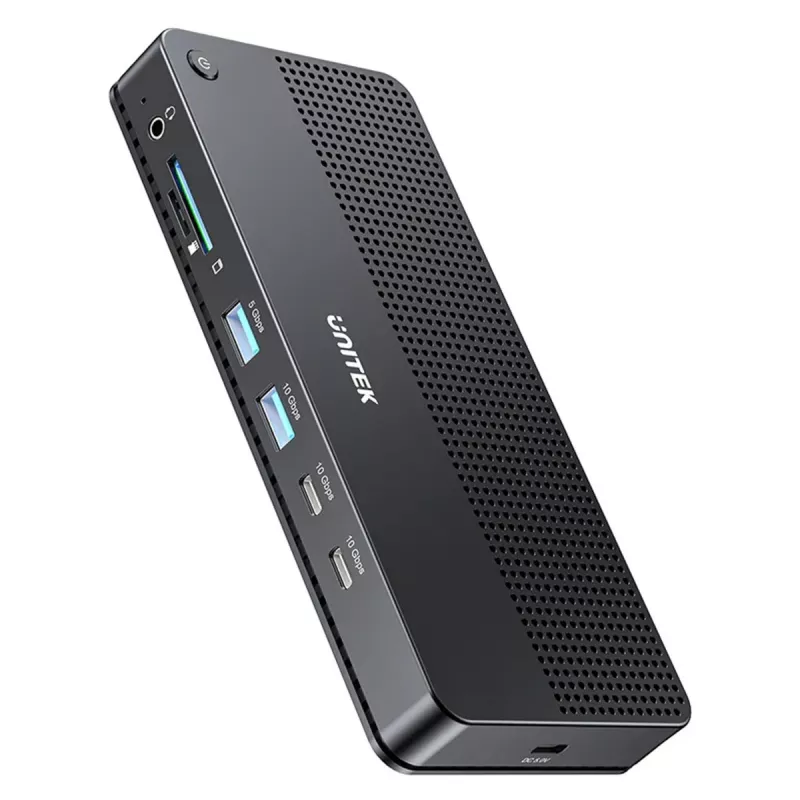 Dockingstation UNITEK D1104A01 USB4 Kabelgebunden 100 W Power Delivery