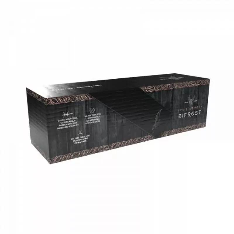 L33T Gaming 160404 Bifrost XXL Gaming-Mauspad, schnelle Oberfläche. 920 x 294 x 4 mm, Schwarz