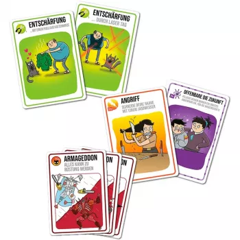 Exploding Kittens - Gut gegen Böse, Kartenspiel