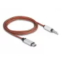 USB-Kabel DeLOCK 81288 Orange Silber